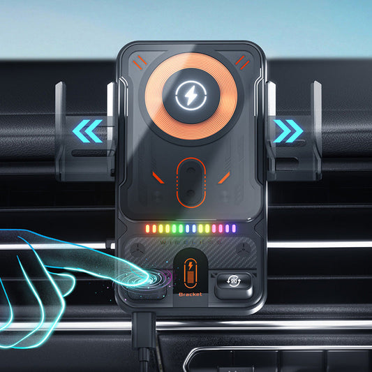 ⏰ Nur noch heute 50% Rabatt! 📱Intelligente 2-in-1 Auto-Drehbare Handyhalterung & Kabelloses Ladegerät⚡