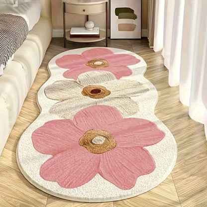 💥💥50% RABATT!!🔥🔥Weicher, unregelmäßig gemusterter Blumenteppich