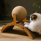⌛🎁50 % Rabatt für kurze Zeit!🐱🧶Natürlicher Sisal-Kratzball mit Kartonunterlage – Befriedigt den Kratztrieb, Schont Möbel & Für jede Katze 🎉