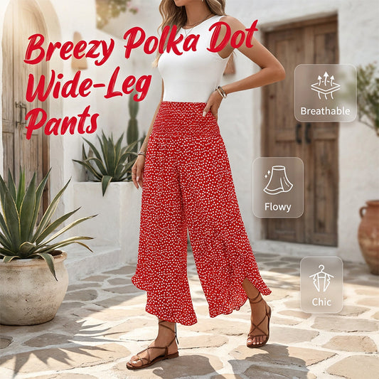 🔥Heute 50 % Rabatt! 👖Weite Damenhose mit hoher Taille – figurbetonend, bequem und schick