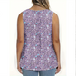 ⌛50% RABATT!👚Ärmelloses Damen-Top – Mit Print, Knopfleiste & Leichtem Stoff, Perfekt Für Heiße Tage Und Einen Frischen Look ✨