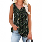 ⌛50% RABATT!👚Ärmelloses Damen-Top – Mit Print, Knopfleiste & Leichtem Stoff, Perfekt Für Heiße Tage Und Einen Frischen Look ✨