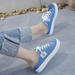 👟 60% RABATT! 👖 Damen Denim Mule Sneakers – Leichter Schlupf, Bequeme Sohle & Perfekt Für Einen Lässigen Sommerlook ☀️