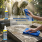 🔥NUR FÜR KURZE ZEIT: 50 % RABATT! ✨Entfernt Moos & Vergrauung, schützt vor Witterung, für Marmor/Granit – 1x sprühen, abwischen, wie neu! 30 Tage Risikofrei