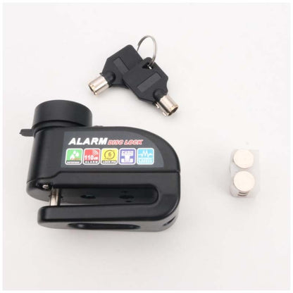 🔥50 % RABATT !!!⏰Alarm-Disc-Schloss für Motorrad – 110dB lauter Alarm, ein-Knopf-Verriegelung, hochfeste Alu-Legierung, bewegungssensor, wetterfest – Schwarz, Rot, Blau, Gelb