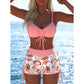 📢📢Letzter Tag 60% Rabatt!! ⏰👙Damen Bikini Set – Kordel-Top & Boyshorts, Verschiedene Designs🩱 Für Strand & Pool
