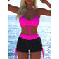📢📢Letzter Tag 60% Rabatt!! ⏰👙Damen Bikini Set – Kordel-Top & Boyshorts, Verschiedene Designs🩱 Für Strand & Pool