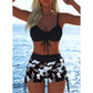 📢📢Letzter Tag 60% Rabatt!! ⏰👙Damen Bikini Set – Kordel-Top & Boyshorts, Verschiedene Designs🩱 Für Strand & Pool