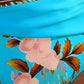 ⏰Nur noch heute 50% Rabatt!👙Hochtailliertes Wickel Bikini Set mit tropischem Blumenprint, figurformender Schnitt, sanfte Bauchabdeckung für Strand, Schwimmbad und Sommerurlaub ✨