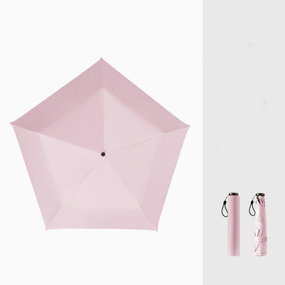 🔥 50 % Rabatt! ☂️ Ultraleichter UV-Schirm – 103 g, 20 cm, UPF 50+, für Sonne & Regen.