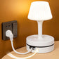 ⏰⌛50 % Rabatt!!🎁💡Nachttischlampe mit Steckdosen und USB-Anschlüssen