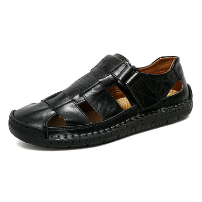 ⌛50% RABATT!👞Herren Geschlossene Zehe Strandsandalen – Atmungsaktiv, gepolstert & mit Klettverschluss – Perfekt für Wanderungen, Wasseraktivitäten oder den täglichen Sommer-Komfort✨