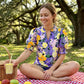 👚JETZT 50 % RABATT!🌸Sommerliches Damen-Top mit Blumenmuster und Puffärmeln – Leicht und atmungsaktiv – Romantisches Design, perfekt für Brunch oder Gartenpartys – unkompliziert und schick 💃