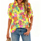 👚JETZT 50 % RABATT!🌸Sommerliches Damen-Top mit Blumenmuster und Puffärmeln – Leicht und atmungsaktiv – Romantisches Design, perfekt für Brunch oder Gartenpartys – unkompliziert und schick 💃