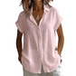 🎁50% RABATT!👚Damen Sommer-Freizeit-Kurzarmhemd – Leicht, luftig & vielseitig – Perfekt für warme Tage, Strand oder Alltag – femininer Look mit hohem Tragekomfort🌸✨
