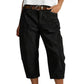 🔥 50% RABATT! 👖Lässige Cargo-Caprihosen für Damen – bequeme 3/4-Hosen mit vielen Taschen, perfekt für Alltag, Reisen & Sommer ☀️