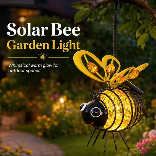 🔥Begrenzte Ermäßigung von 50%🐝Solar-Hängeleuchte mit Biene für den Außenbereich – Charmantes Garten-Deko – Perfektes Geschenk für Pflanzenliebhaber, Mütter oder alle, die gerne lächeln