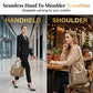 🔥NUR FÜR KURZE ZEIT: 50 % RABATT! 👜 Damen-Handtasche mit V-Naht – goldene Beschläge, mehrere Fächer, Tragegriff 🌸