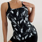 👙50% RABATT!🌊Zweiteiliges Damen-Tankini-Set mit Print – Figurumschmeichelnd & schnell trocknend – Perfekt für Strand, Pool oder heiße Sommertage – bequemer Badespaß mit Stil☀️✨