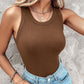 🔥 50% Rabatt!👚Geripptes Tanktop mit integriertem BH für Frauen