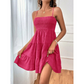 💙💥 50% RABATT!🎁👗 Ärmelloses Smok-Minikleid – Figurumspielend, leicht & vielseitig – Perfekt für warme Tage & stilvolle Abende ☀️