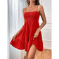 💙💥 50% RABATT!🎁👗 Ärmelloses Smok-Minikleid – Figurumspielend, leicht & vielseitig – Perfekt für warme Tage & stilvolle Abende ☀️