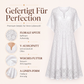 💥💥Sommer-Schlussverkauf: 50% Rabatt!👗🎁Maxikleid mit V-Ausschnitt & Spitzenhäkelei