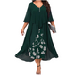 🔥🔥50% RABATT!🎁👗Legeres Kleid mit Blumenmuster für Damen in lockerer Passform