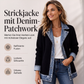 🔥Heißer Verkauf 50% Rabatt🧥Lässiger Chic für jeden Tag – Gerippte Strickjacke mit Deni🎁