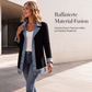 🔥Heißer Verkauf 50% Rabatt🧥Lässiger Chic für jeden Tag – Gerippte Strickjacke mit Deni🎁