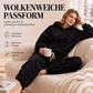 🍂🎁Neu für Herbst & Winter – 50% Rabatt für kurze Zeit!👚👖Thermo-Fleece-Pyjama-Set, warme Hauskleidung, 2-teilig, auch draußen tragbar