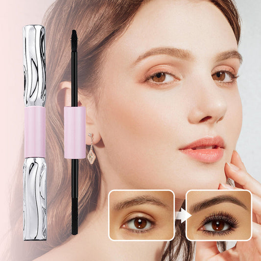 🎉💖2 zum Preis von 1✨🎁2-in-1-Mascara für Volumen und Schwung | Wisch- und wasserbeständig, Schwarz