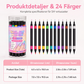 🔥⏰Heute 50 % Rabatt!💥🎉24-Farben-Nagelkunststifte, 12 doppelseitige Stifte mit zwei Spitzen – für kreative Nageldesigns
