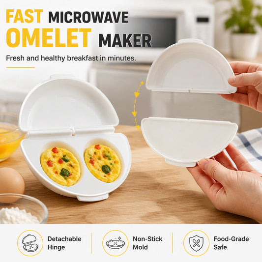 🎉📢1+1 gratis!🍳Über 20.000 Mal verkauft!🥚2-in-1 Eierkocher – Omeletts & Eierkuchen in 1 Gerät. Schnell, einfach & antihaft – perfektes Frühstück!⚡✨