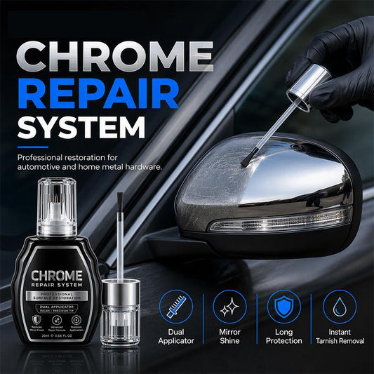 🚨⌛Nur für kurze Zeit: 1 kaufen, 1 gratis!🖊️✨Chrom-Reparaturstift – Restaurieren & Korrosionsschutz in einem – bringt Metall wieder zum Glänzen✨