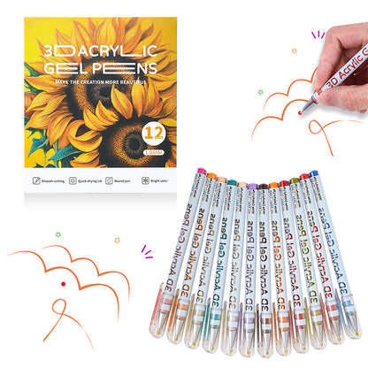💥⏰ Nur heute: 50 % Rabatt!🎁🖊️Mehrfarbiges Gelstift-Set zum Zeichnen und Ausmalen