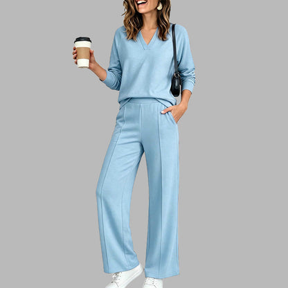 🔥⏰Nur heute: 50 % Rabatt!🎁👚Schmeichelhafte Eleganz & fließender Komfort – 2-teiliges Damen-Set – jetzt sichern!