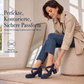 🚨⌛Zeitlich begrenzt – 50% Rabatt!!!🎁🎉Mary-Jane-Schuhe für Damen mit runder Spitze, überkreuzten Riemen, Blockabsatz, Plateau und Cut-Out-Ausschnitten, hochhackig