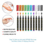🔥🎉88.000+ verkauft!🎁🎭Hautfreundlicher Tattoo-Marker – 15 Farben & 12 Schablonen, tolle Geschenkidee für Kindergeburtstage & Mädels
