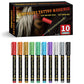 🔥🎉88.000+ verkauft!🎁🎭Hautfreundlicher Tattoo-Marker – 15 Farben & 12 Schablonen, tolle Geschenkidee für Kindergeburtstage & Mädels