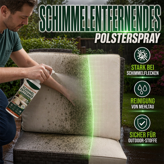 ⏰💥Nur heute: 1 kaufen, 1 gratis!🍃🧽Schimmelentferner-Spray für Terrassenkissen – entfernt Schimmel & Flecken gründlich