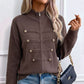 🎁🚨Nur heute 50 % Rabatt!!!🎉🧥Lässige Damen-Strickjacke mit doppeltem Reißverschluss