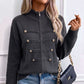 🎁🚨Nur heute 50 % Rabatt!!!🎉🧥Lässige Damen-Strickjacke mit doppeltem Reißverschluss