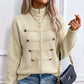 🎁🚨Nur heute 50 % Rabatt!!!🎉🧥Lässige Damen-Strickjacke mit doppeltem Reißverschluss