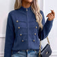 🎁🚨Nur heute 50 % Rabatt!!!🎉🧥Lässige Damen-Strickjacke mit doppeltem Reißverschluss