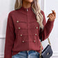 🎁🚨Nur heute 50 % Rabatt!!!🎉🧥Lässige Damen-Strickjacke mit doppeltem Reißverschluss