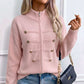🎁🚨Nur heute 50 % Rabatt!!!🎉🧥Lässige Damen-Strickjacke mit doppeltem Reißverschluss