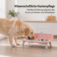 🎉🔥Über 15.000 Mal verkauft!🐱🐶Höhenverstellbare Doppelnapf-Halterung für Hunde & Katzen – schützt die Halswirbelsäule, rutschfest & abnehmbar