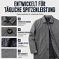 🍂🔥Über 6000 Mal verkauft!💖🧥Schluss mit Frieren & durchnässten Tagen – wasserabweisender, gepolsterter Trenchcoat für Herren