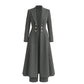 🍂🎉Herbst-Bestseller! Über 48.000 Mal verkauft!💖✨Elegantes herbstliches 2-Teiler-Outfit für Damen mit Retro-Langmantel und schlichter Hose